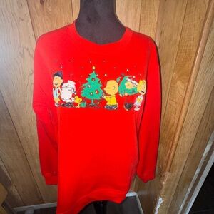 Red Peanuts Christmas Sweatshirt